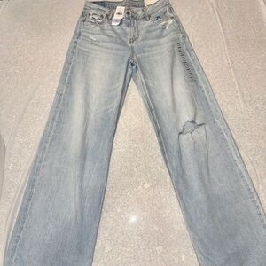 American Eagle Outfitters Light Blue Flare Jeans